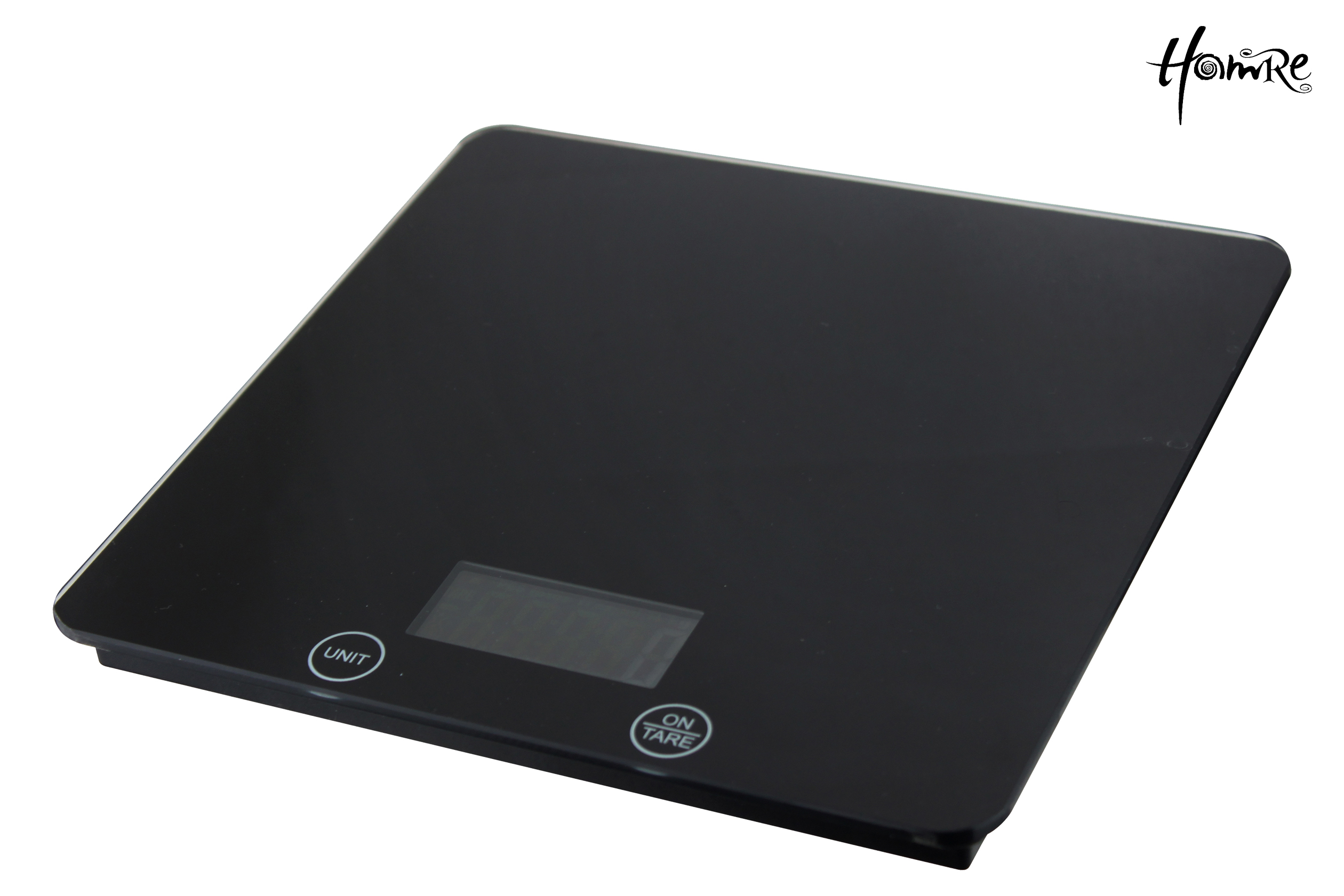 Báscula de cocina de vidrio cuadrada digital de pesaje